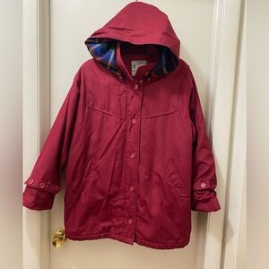 LONDON FOG UNISEX ADULTS WEATHERWEAR OF DISTINCTION 
18  1/2 color RED